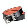 Dandali L8019 Men Casual Antique Pin Buckle Leather Belt Waistband, Size: 110-125cm (Black)