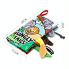 Baby Early Education Three-dimensional Tail Cloth Book Toddler Toy Book Ocean Tail (4 Pages)