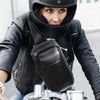Bange 22085 plus Carbon Fiber Anti-theft Waterproof Crossbody Chest Bag for Men & Women, Size: 34 x 18 x 10cm(Black)