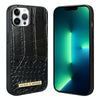 For iPhone 13 Pro VIETAO Alligator Texture PU Phone Case(Black)