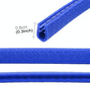 5m Rubber Car Side Door Edge Protection Wire Guards Cover Trims Stickers(Blue)