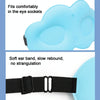 3D Cloud Eye Mask Ice Silk Slow Rebound Memory Foam Sleep Comfort Eye Mask(Blue)