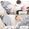 Anti-exposure Nursing Pad Outdoor Fig Leaf Stroller Mosquito Net, Color: White Crown