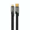 WK WDC-190i Mech Series 2.4A USB to 8 Pin Fast Charge Data Cable, Length: 1m(Tarnish)