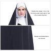 Halloween Costume Women Nun Missionary Cosplay Clothing, Size:S, Bust:92cm, Dress Length:138cm, Shoulder Width:38cm