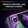 2+32G FC Joystick Dual System Handheld Game Console GBA Game Console, Color: Purple With Gamepad