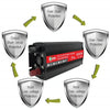 Gurxun 6000W High Power Sine Wave Inverter With Single Digital Display, Specification: 48V-220V