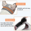 Bulldog Mouth Cover Flat Face Dog Anti-Eat Anti-Bite Drinkable Water Mouth Cover S(Grey Red)