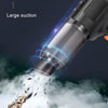 Car Vacuum Cleaner Large Suction Power Wireless Pump Inflatable Blower Handheld Small Vacuum Cleaner, Style: Brushless 260W+4 Filters+Air Bag (Black)