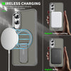For Samsung Galaxy S25 Ultra 5G Acrylic Hybrid TPU MagSafe Holder Phone Case(Dark Night Purple)