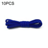 10 PCS Stretch Spandex Non Binding Elastic Shoe Laces (Dark Blue)