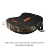 Camouflage Shaped Portable Camping Thickened Cushion, Size: 40x29x7cm(Black)