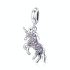 Unicorn DIY Beaded Ladies Bracelet Necklace Accessories S925 Sterling Silver Pendant Beads, Style:Bead