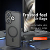 For Redmi Turbo 3 Armor MagSafe Precise Hole PC Hybrid TPU Phone Case(Frosted Black)