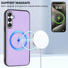 For Samsung Galaxy A26 5G CX01 Detachable Magsafe Magnetic Card Bag Phone Case(Light Purple)