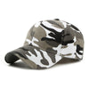 Outdoor Mountain Travel Camouflage Duck Tongue Cap(Gray)