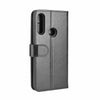 For Alcatel 1SE  2020 R64 Texture Single Horizontal Flip Protective Case with Holder & Card Slots & Wallet& Photo Frame(Black)