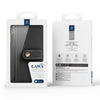 For Samsung Galaxy S25+ 5G DUX DUCIS Lawa Series 2 in 1 Wallet Zipper Detachable MagSafe Phone Case with Lanyard(Black)