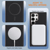 For Samsung Galaxy S21 Ultra 5G Solid Color Plating MagSafe Full Coverage Phone Case(Black)