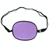Children Silk Blackout Eye Mask Strabismus Correction Covering Eye Patch(Violet Blue)