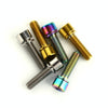 6 PCS Bicycle Accessories Titanium Bottle Cage Screw M5 18mm(Gold)