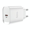 hoco N14 PD 20W Single Port Smart Travel Charger Power Adapter, EU Plug(White)