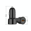 IBD321-Q3 Universal Fireproof Mobile Phone Car Charger, Model: 2.4A+12W