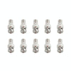 10x BNC Plug to F Jack Connector - CCTV Adapter - Durable