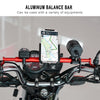 CS-859A4 Motorcycle Electric Vehicle Aluminum Alloy Extended Balance Bar Headlight Mobile Phone Bracket(Red)