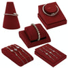 8x8x11.5cm Tapered Bracelet Display Stand Jewelry Display Rack Microfiber Jewelry Counter Display Props