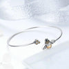 Bee Story S925 Sterling Silver Bracelet Female Personality Diamond Bracelet