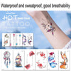 100 PCS Small Fresh Waterproof Temporary Back Tattoo Stickers(RC-172)