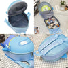 Kids Kindergarten Schoolbag Small Plane Backpack Waterproof Breathable Eggshell Backpack(Blue)