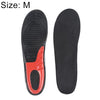 1 Pair Military Training Shock Resistance Sports Insoles Soft and Comfortable Stretch Thick Insoles, Size: M(38-42 Yards)(Black)