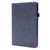 For Lenovo M10 Plus 10.3 inch TB-X606 / TB-X606F Horizontal Flip TPU + Fabric PU Leather Tablet Case(Dark Blue)