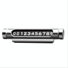 Magnetic Adsorption Design Car Shape Rotatable Luminous Car Temporary Parking Card with Phone Number(Silver)