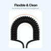 ENKAY PD 27W Type-C to 8 Pin 3A Elbow Expansion Spring Coiled Fast Chrging Data Cable, Length: 1.5m