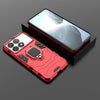 For Xiaomi Redmi K70 Shockproof PC + TPU Holder Phone Case(Red)