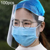 100pcs Anti-Saliva Splash Anti-Spitting Anti-Fog Anti-Oil Transparent Mask Face Shield