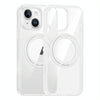 For iPhone 13 High Transparency 360 Degree Rotating Holder MagSafe Phone Case(Transparent)