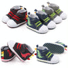 D2399 High Top Canvas Cartoon Dinosaur Small Wave Shoes Cloth Soles Walking Shoes, Size: 12cm(Grey)