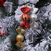 5PCS/Box Christmas Decoration Electroplating Candy Props Gift Box Props(Rose Gold)