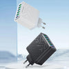 6-Ports Multifunctional Quick Charging USB Travel Charger Power Adapter, Model: White UK Plug