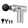 Fascia Massager Mini Electric Muscle Massager Portable Fitness Muscle Relaxing Massager Button(Space Gray)
