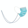 Glossy Crystal Beads Handmade Mask Anti-Lost Hanging Lanyard Chain Glasses Chain(Sapphire Blue)