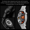 HK85 1.43 inch Smart Silicone Strap Watch Supports Bluetooth Call/Blood Oxygen Monitoring(Gold)