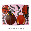 Children Insects Cognition DIY 3D Puzzle KT Board Handmade Simulation Animal Model Toys, Model: Ladybug
