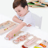 Onshine Five-Layer Human Body Structure Puzzle Wooden Puzzles For Children Physical Cognition(Boy)