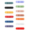 5 PCS 4 Holes Bear Silicone Desktop Data Cable Organizing And Fixing Device(Lavender Grey)