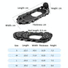 30 Point Cleats Crampons Spikes for Walking, Jogging, Hiking, Mountaineering Ice Snow Grips, Size: M()